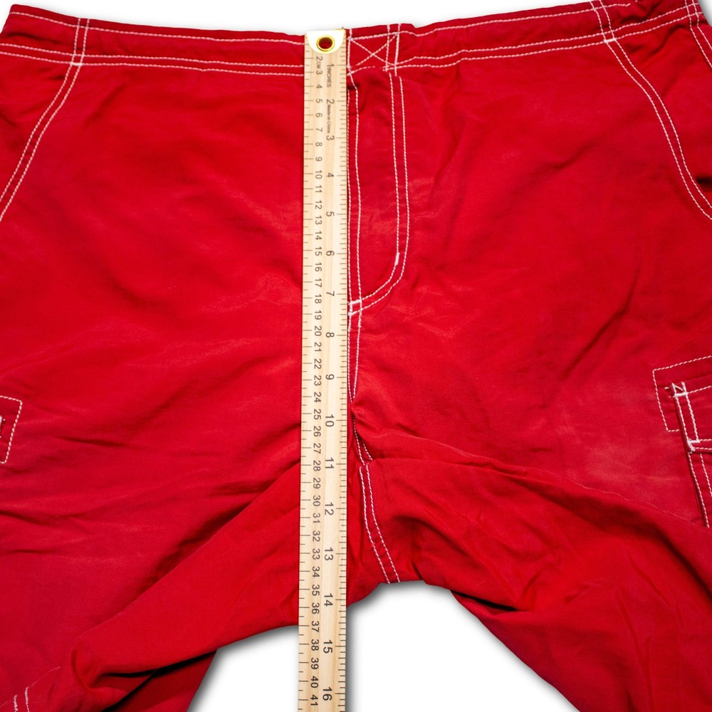Gander Mountain Guide Series Cargo Board Shorts Mens Large Red - Picture 6 of 7
